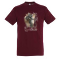 T-shirt unisexe Cheval Native Tribes Pyrénées Bordeaux XS