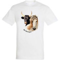 T-shirt unisexe Cheval + Taureau Camargue Sable S