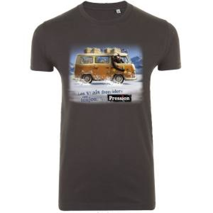 T-shirt unisexe Combi Ours Saint Lary Gris Souris M