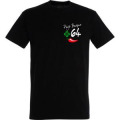 T-shirt unisexe Croix Basque + Piment + 64 Pays Basque Noir Profond S