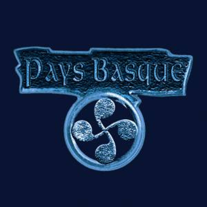 Tshirt unisexe Croix Basque Recto Verso Pays Basque Marine S