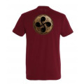 T-shirt unisexe Croix Basque Recto/ Verso Pays Basque Rouge Tango S