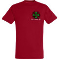 T-shirt unisexe Croix Recto/ Verso Pays Basque Rouge Tango XS