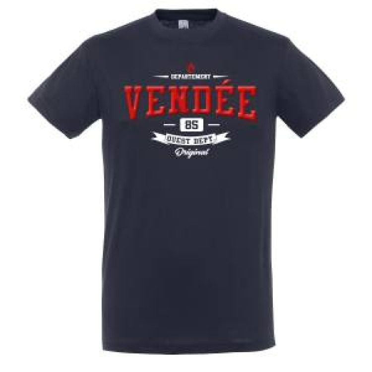 T-shirt unisexe Département Voilier Vendée Marine 3XL