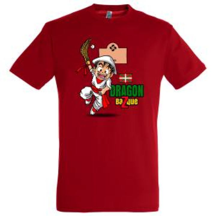 Tshirt unisexe Dragon Bazque Rouge S