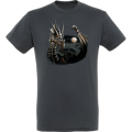 T-shirt unisexe Dragon de Face Gris Souris S