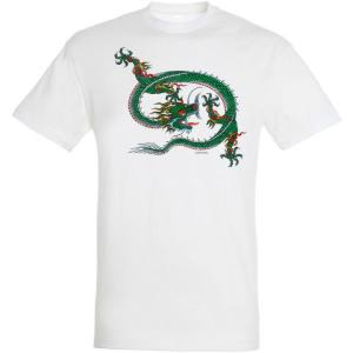 Tshirt unisexe Dragon Karma Yeshey Blanc M