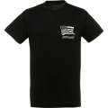 T-shirt unisexe Drapeau Bretagne (Pocket) Noir Profond S
