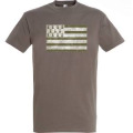 T-shirt unisexe Drapeau Vintage (Bb18679) Denim L