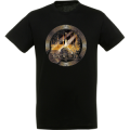 T-shirt unisexe Excalibur Noir Profond S