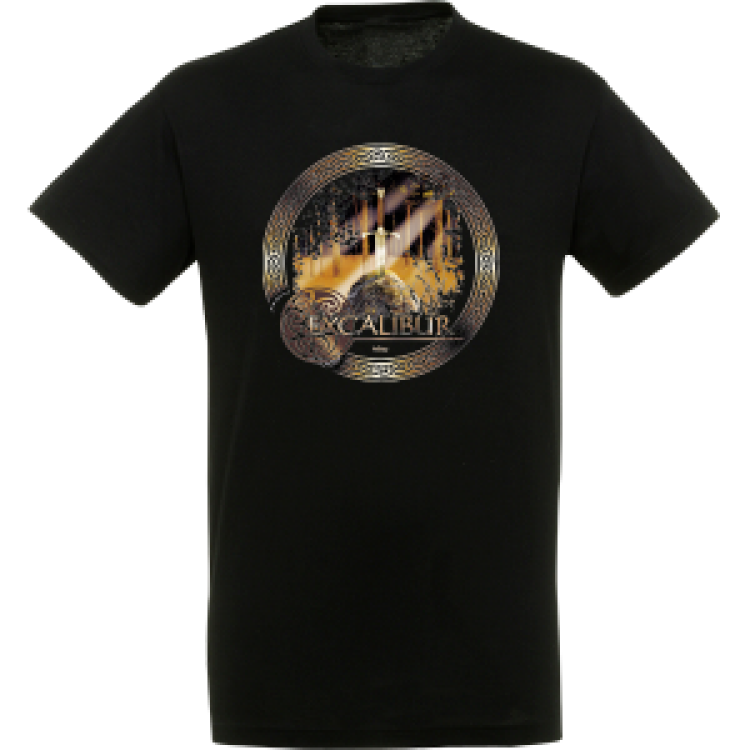 T-shirt unisexe Excalibur Noir Profond M