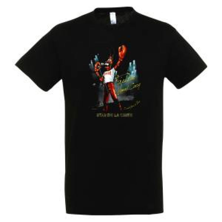 T-shirt unisexe Freddie Homard Curry Star de la Cri&eacute;e Saint Jean de Luz Noir Profond L