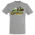 T-shirt unisexe French Pyrénées Trekking Loudenvielle Gris Chiné S