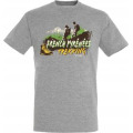 T-shirt unisexe French Pyrénées Trekking Saint Lary Gris Chiné XS