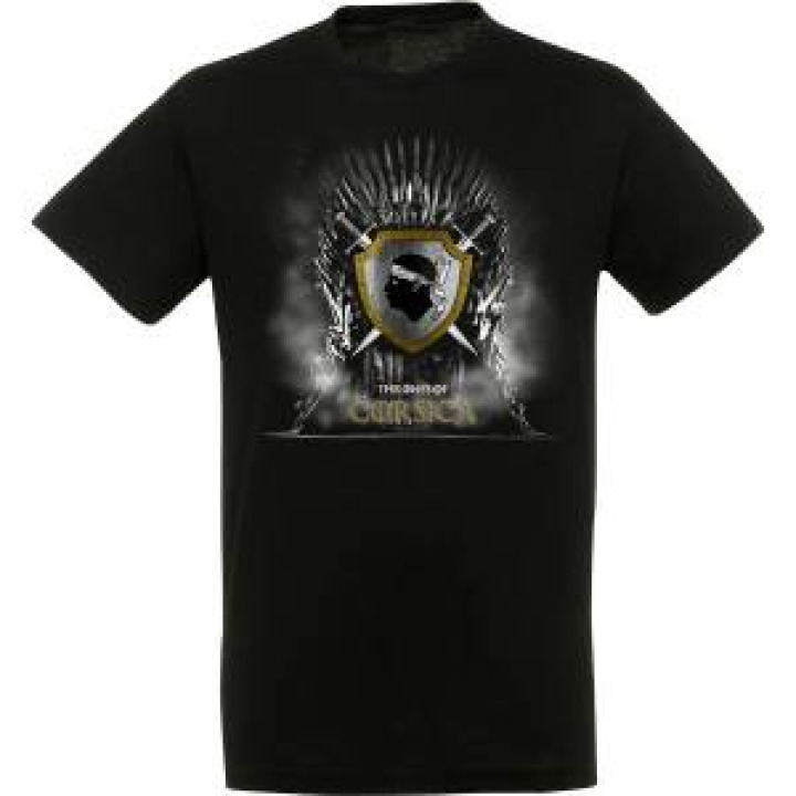 Tshirt unisexe Game of Corsica Noir Profond M