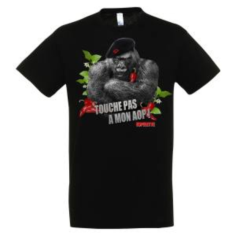 T-shirt unisexe Gorille Piments Apo Espelette Kaki L