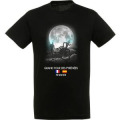 T-shirt unisexe Grand Tour des Pyrénées Col d’Aubisque Noir Profond XS