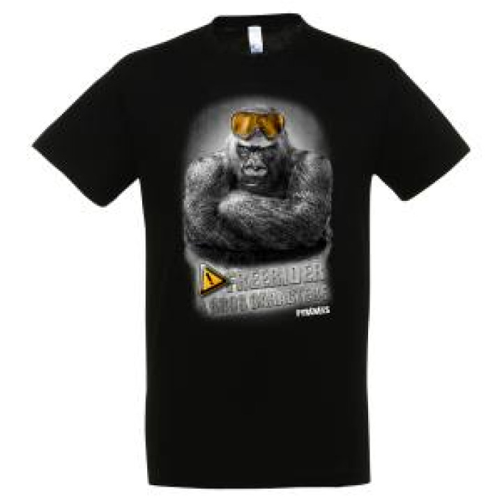 Tshirt unisexe Gros Caractère Pyrénées Gris Chiné S
