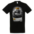 T-shirt unisexe Gros Caractère Pyrénées Gris Chiné S