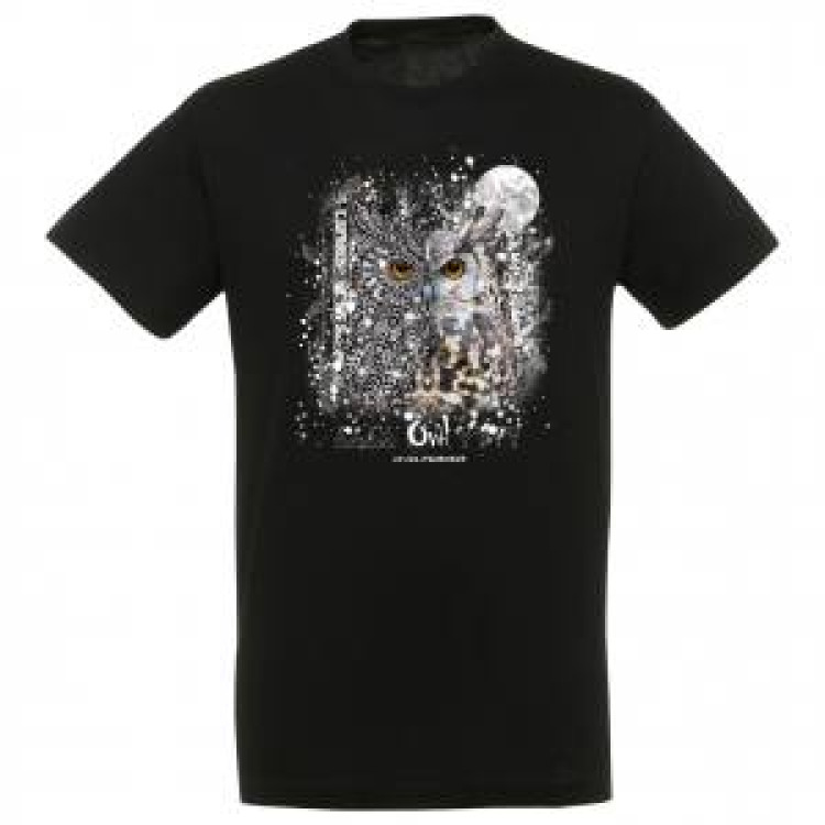 T-shirt unisexe Hibou Col d’Aubisque Noir Profond 3XL