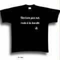 T-shirt unisexe Horizon Buvette (Hm1005) Noir Profond S