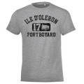 T-shirt unisexe Île d’Oléron 17 (Silhouette Fort Boyard) Gris Chiné XS