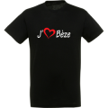 T-shirt unisexe J'aime (Cœur) Bèze Blanc XL