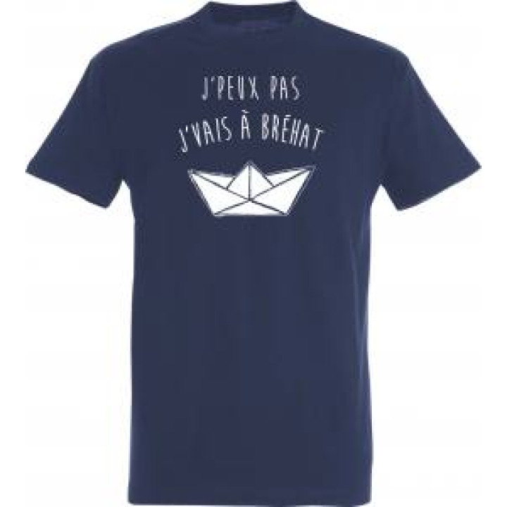Tshirt unisexe Jpeux Pas Jvais à Bréhat Exclusif Marine S
