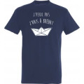 T-shirt unisexe J'peux Pas J'vais &agrave; Br&eacute;hat (Exclusif) Denim S
