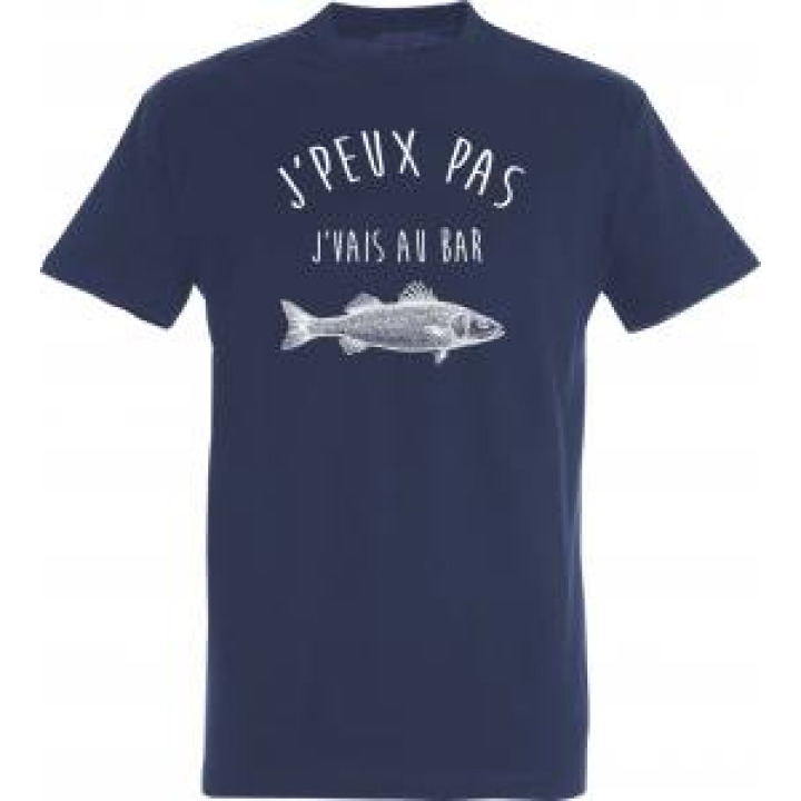 Tshirt unisexe Jpeux Pas Jvais Au Bar Exclusif Marine S