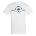 T-shirt unisexe Juan les Pins Navy Cruise French Riviera Marine S