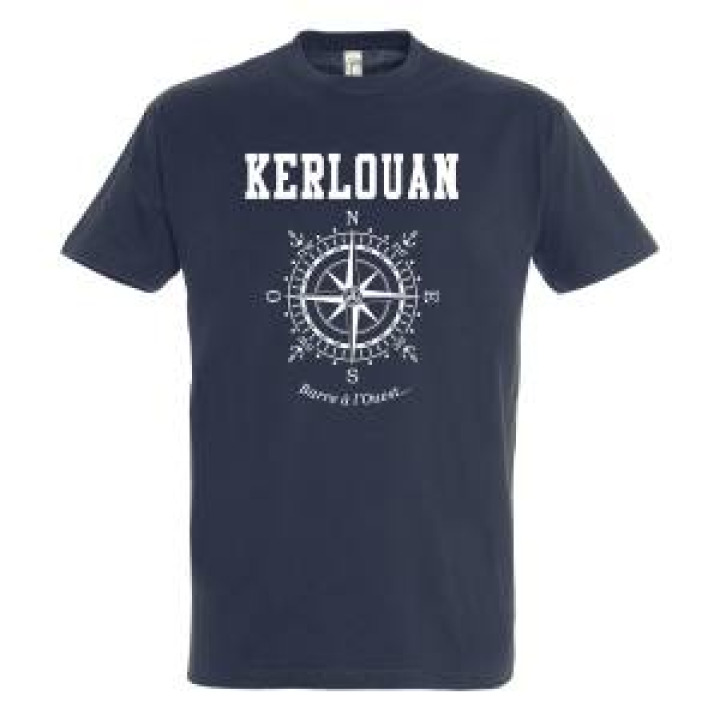 Tshirt unisexe Kerlouan Barre à louest Marine M