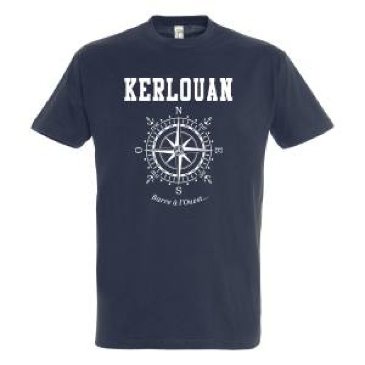 T-shirt unisexe Kerlouan Barre &agrave; l&rsquo;ouest Marine XL