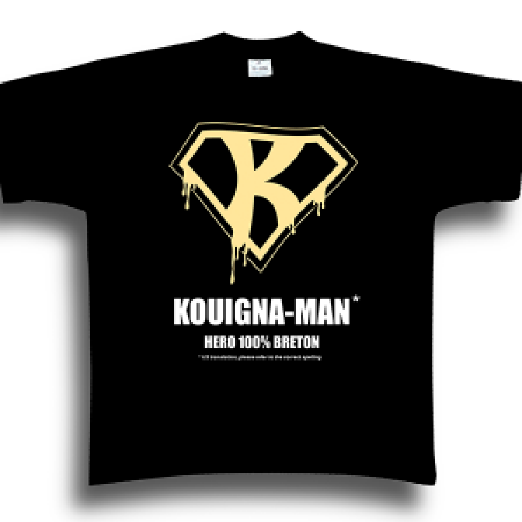 T-shirt unisexe Kouigna-Man Noir Profond S