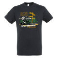 T-shirt unisexe L'ascension les Cols Pyr&eacute;n&eacute;es Col d&rsquo;Aubisque/ Col du Tourmalet/ Col de Peyresourde/ Col d&rsquo;Aspin Gris Souris S