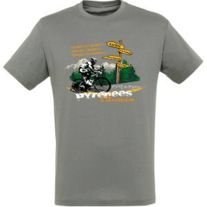 Tshirt unisexe Lascension Luchon Zinc S
