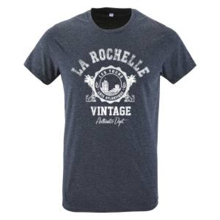 T-shirt unisexe La Rochelle Vintage les Tours Army S