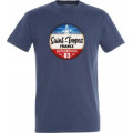 T-shirt unisexe (Le Clocher) French Riviera Saint Tropez France Authentique 83 Denim S
