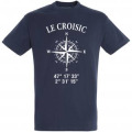 T-shirt unisexe Le Croisic GPS Marine S