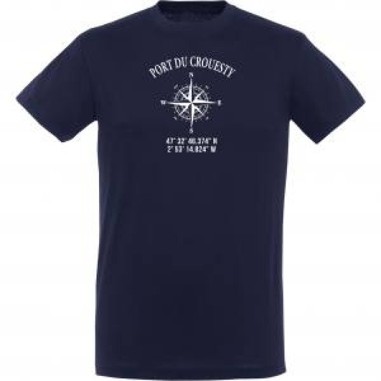 T-shirt unisexe Le Port du Crouesty GPS Marine S
