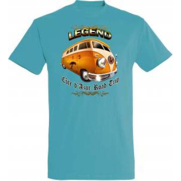 Tshirt unisexe Legend Van Côte Dazur Noir Profond S