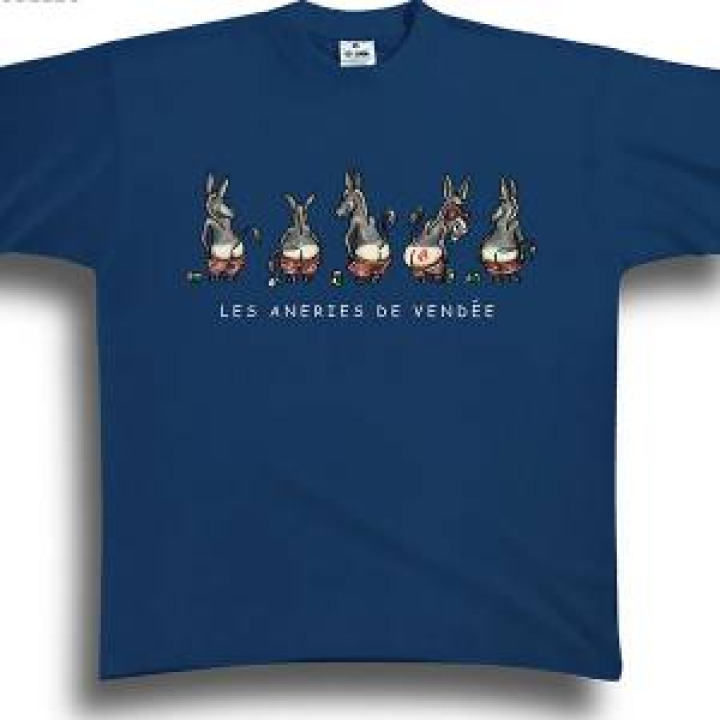 Tshirt unisexe Les Aneries de Vendée Marine M