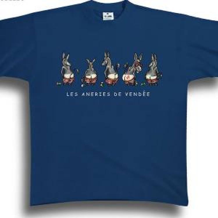T-shirt unisexe Les Aneries de Vendée Marine XXL