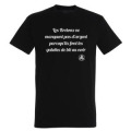 T-shirt unisexe Les Bretons sans Argent.... Bl&eacute; Noir Noir Profond S