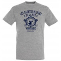T-shirt unisexe Les Saintes Maries de la Mer Vintage Tête de Taureau Camargue Denim XS