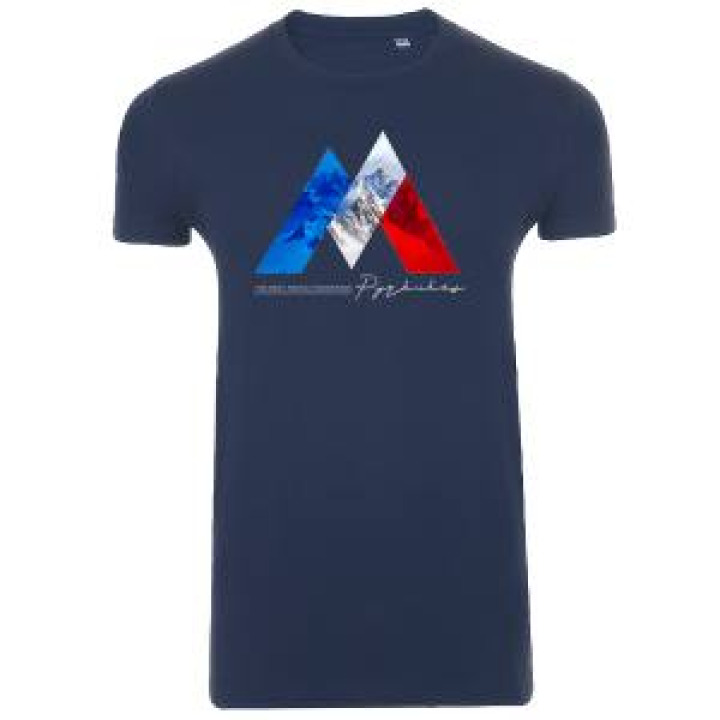 Tshirt unisexe MImpression Pyrénées Marine S