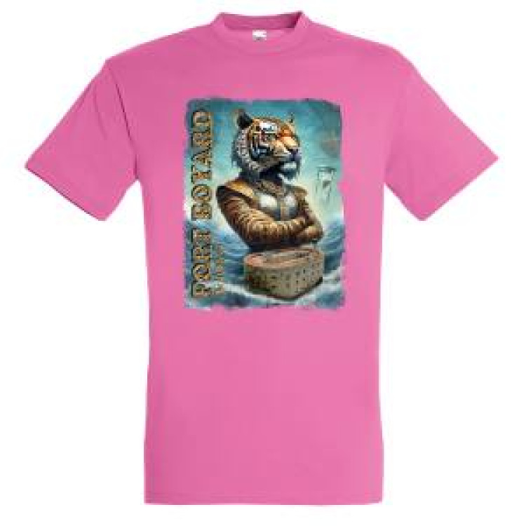 T-shirt unisexe Maitre du Temps dans les Vagues Fort Boyard Île d’Oléron Denim 3XL