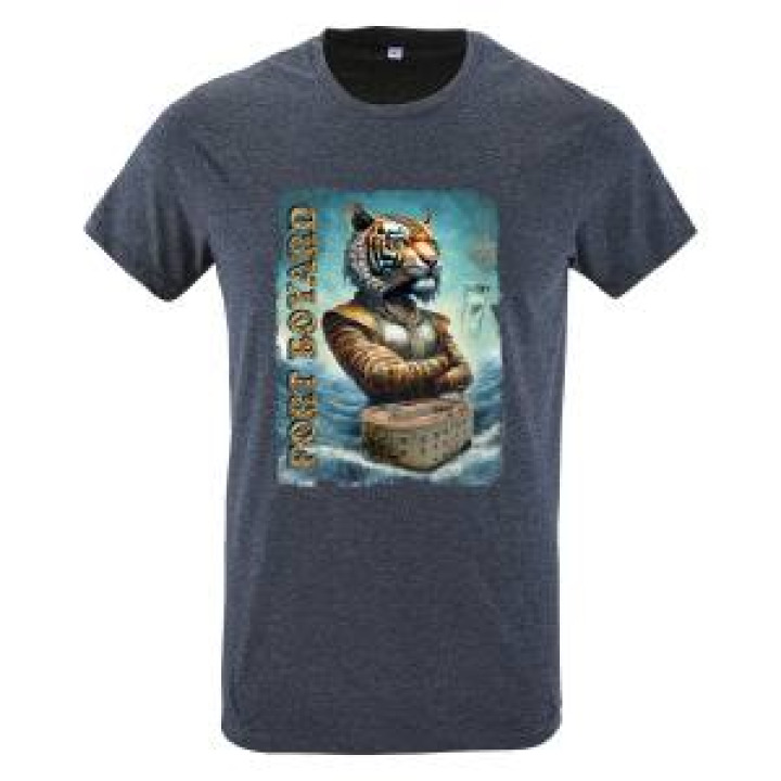 Tshirt unisexe Maitre du Temps dans les Vagues Fort Boyard Denim S