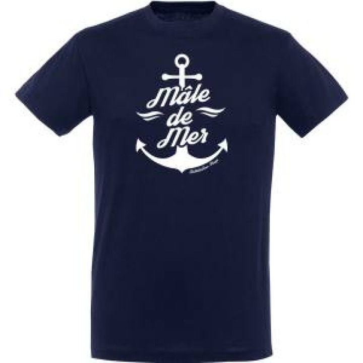 Tshirt unisexe Mâle de Mer  Ancre Châtelaillon Plage Marine S