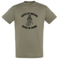 T-shirt unisexe Manger du Cochon Kaki S